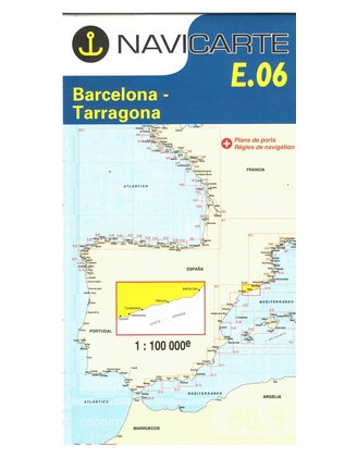 Comprar Carta Náutica Navicarte E06 - Barcelona, Tarragona -Stratosens.com
