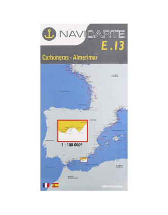 Carta Náutica Navicarte E13 - Carboneras, Almerimar -Stratosens.com