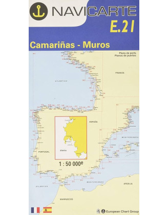 Comprar Carta Náutica Navicarte E21 -Camariñas, Muros -Stratosens.com