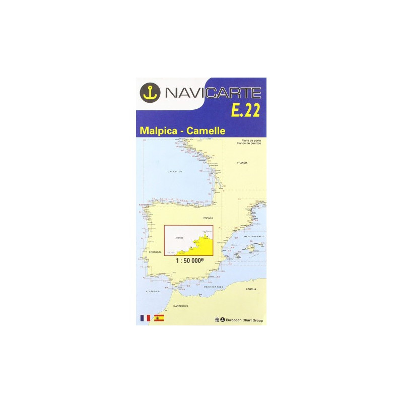 Carta Nàutica Navicarte E22 - Malpica, Camelle Carta Nàutica Navicarte E22 - Malpica, Camelle