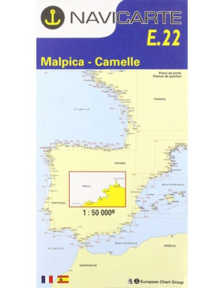Comprar Carta Nàutica Navicarte E22 - Malpica, Camelle -Stratosens.com
