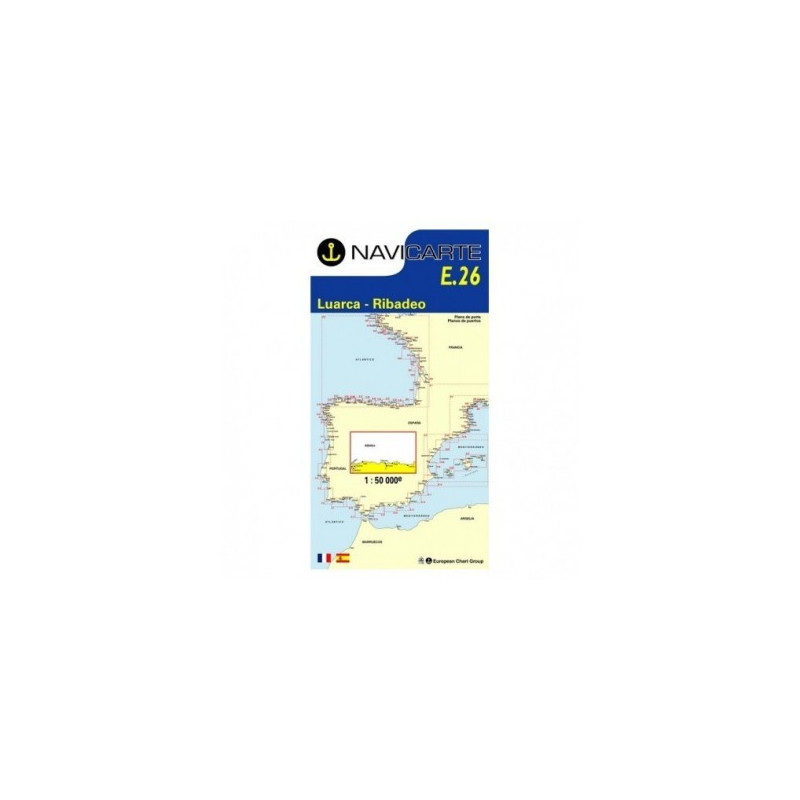 Marine Chart Navicarte E26 - Luarca, Ribadeo Marine Chart Navicarte E26 - Luarca, Ribadeo