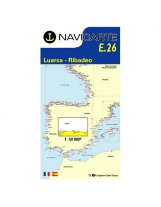 Buy Marine Chart Navicarte E26 - Luarca, Ribadeo - Stratosens.com