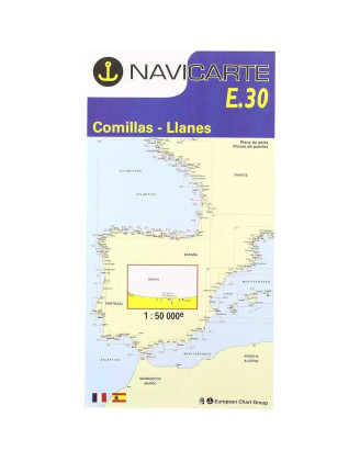 Buy Marine Chart Navicarte E30 - Comillas, Llanes - Stratosens.com