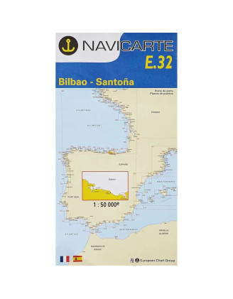 Buy Marine Chart Navicarte E32 - Bilbao, Santoña - Stratosens.com
