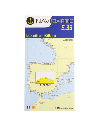 Buy Marine Chart Navicarte E33 - Lekeitio, Bilbao - Stratosens.com