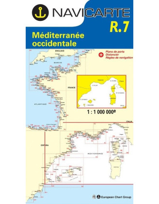Comprar Carta Nàutica Navicarte R7 - Mediterrani Occidental - Stratosens.com
