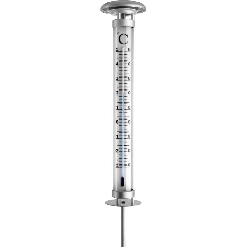 Garden Thermometer with Solar Lighting TFA Garden Thermometer with Solar Lighting TFA