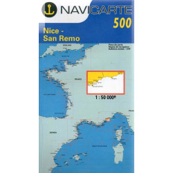 Comprar Carta Náutica Navicarte 500 Nice San Remo - Stratosens.com