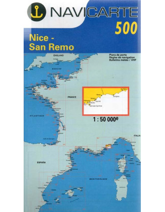 Buy Marine Chart Navicarte 500 Nice San Remo - Stratosens.com