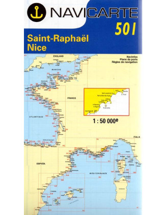 Buy Marine Chart Navicarte 501 St Raphael Nice - Stratosens.com