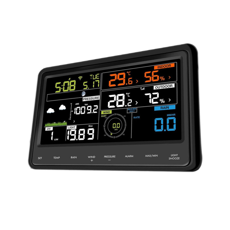 Consola per a Estació Meteorològica Froggit WH3000SE PRO Consola per a Estació Meteorològica Froggit WH3000SE PRO