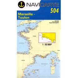 Comprar Carta Náutica Navicarte 504 Marseille Toulon - Stratosens.com