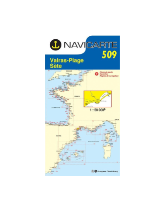Comprar Carta Náutica Navicarte 509 Valras Sete - Stratosens.com