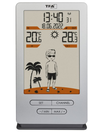 Buy Digital Thermohygrometer TFA Weather Jack - Stratosens.com