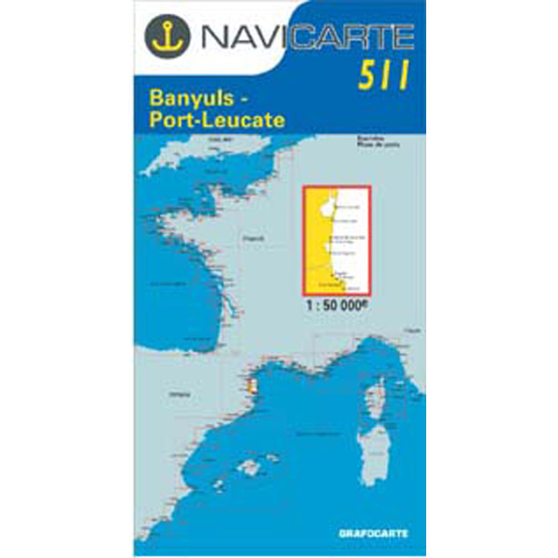 Carta Náutica Navicarte 511 - Banyuls, Port Leucate