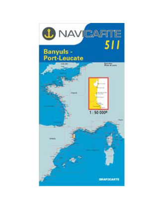 Carta Náutica Navicarte 511 Banyuls Port Leucate - Stratosens.com