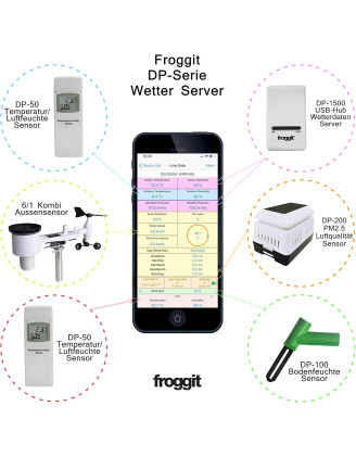 Estación Meteorológica Wifi/Lan Froggit DP1500 Y-Edition - Stratosens.com
