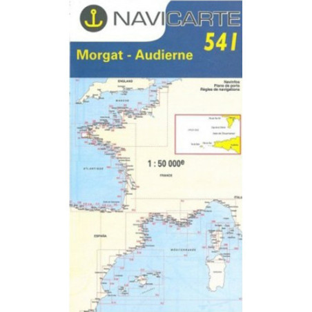 Comprar Carta Náutica Navicarte 541 Morgat Audierne - Stratosens.com