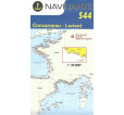 Marine Chart Navicarte 544 - Concarneau, Lorient Marine Chart Navicarte 544 - Concarneau, Lorient