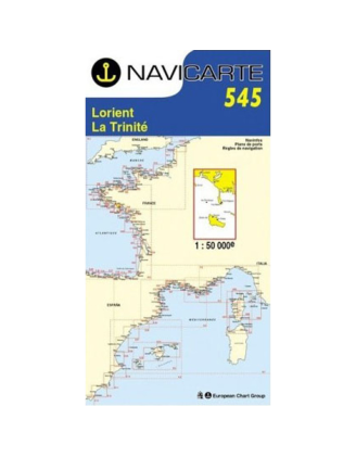 Comprar Carta Náutica Navicarte 545 Lorient La Trinité -Stratosens.com
