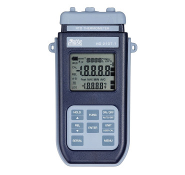 Portable Logger Thermometer with 2xPt100 Inputs Delta Ohm HD2127.2 - Stratosens.com