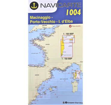 Carta Nàutica Navicarte 1004 - Macinaggio, I. d'Elba