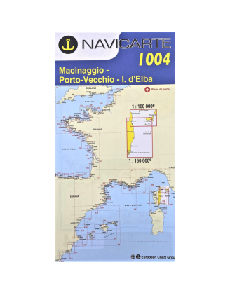 Carta Náutica Navicarte 1004 - Macinaggio, I. d'Elba - Stratosens.com