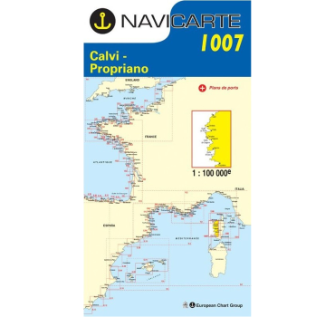 Carta Nàutica Navicarte 1007 - Calvi, Propriano