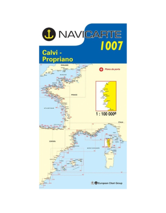 Comprar Carta Náutica Navicarte 1007 -Calvi, Propriano -Stratosens.com