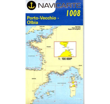 Carta Nàutica Navicarte 1008 - Porto-Vecchio, Olbia