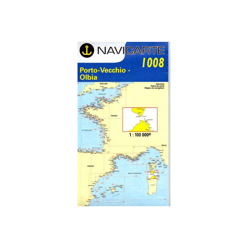 Carta Náutica Navicarte 1008 - Porto-Vecchio, Olbia