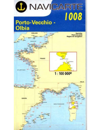 Buy Marine Chart Navicarte 1008 - Porto-Vecchio, Olbia -Stratosens.com