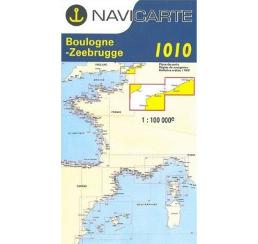 Carta Nàutica Navicarte 1010 - Boulogne, Zeebrugge