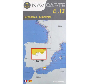 Carta Náutica Navicarte E13 - Carboneras, Almerimar -Stratosens.com