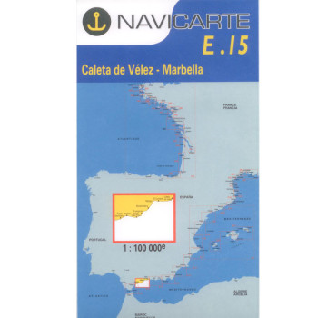 Carta Náutica Navicarte E15 -Caleta de Velez, Marbella -Stratosens.com