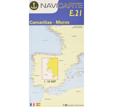 Comprar Carta Náutica Navicarte E21 -Camariñas, Muros -Stratosens.com