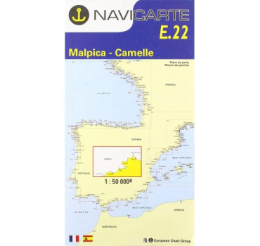 Comprar Carta Náutica Navicarte E22 - Malpica, Camelle -Stratosens.com
