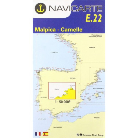 Comprar Carta Náutica Navicarte E22 - Malpica, Camelle -Stratosens.com