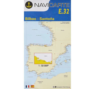 Comprar Carta Náutica Navicarte E32 - Bilbao, Santoña -Stratosens.com