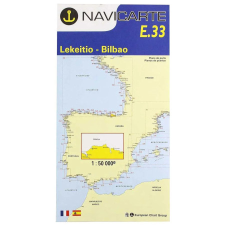 Comprar Carta Náutica Navicarte E33 - Lekeitio, Bilbao -Stratosens.com