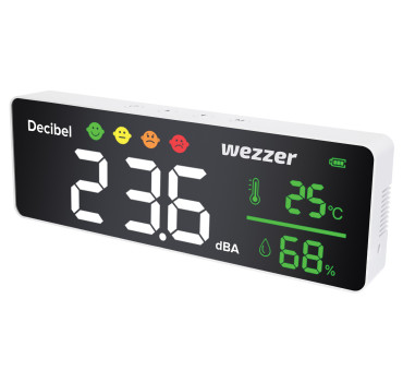 Termohigrómetro con medición de ruido Levenhuk Wezzer Teo TH70