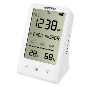 Monitor de calidad del aire Levenhuk Wezzer Air MC10 - Stratosens.com