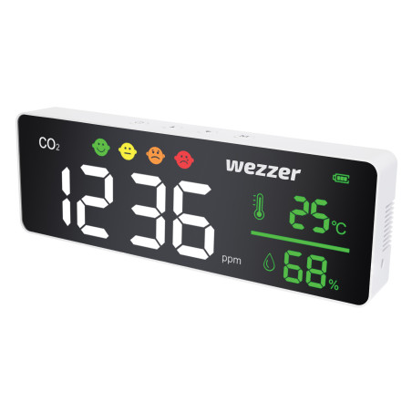Monitor de calidad del aire Levenhuk Wezzer Air MC50 - Stratosens.com
