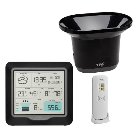 Comprar Estación Meteorológica Digital TFA Rain Pro - Stratosens.com
