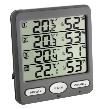 Buy Digital Thermohygrometer TFA Klima Monitor - Stratosens.com