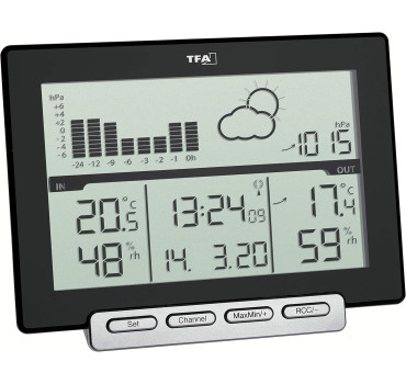 Comprar Estación Meteorológica Digital TFA Meteo Sens - Stratosens.com